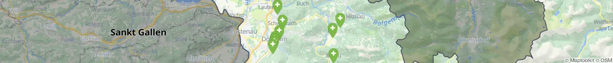 Kartenansicht für Apotheken-Notdienste in der Nähe von Egg (Bregenz, Vorarlberg)